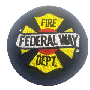 Federal Way Washington Fire Department Embroidered Patch WA Fire Dept. Vintage